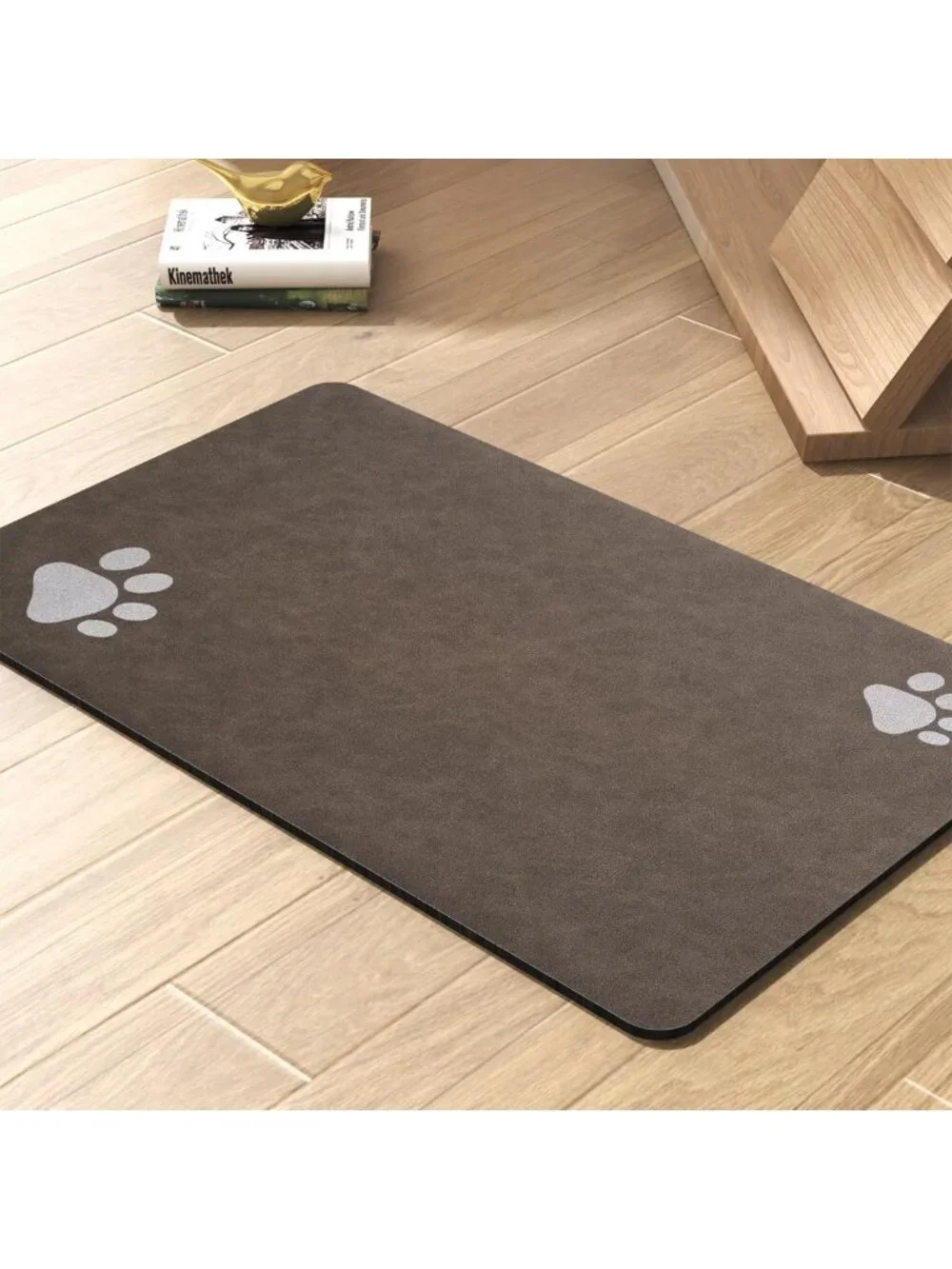Absorbent Dog Feeding Mat - Quick Dry Pet Bowl Mat for Messy Drinkers, 17